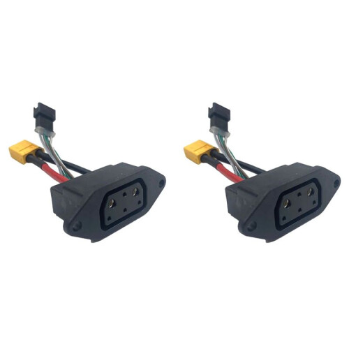 2X for Super Soco Lithium Battery Connector Charger Socket  Circular  for Super Soco Tc Ts Tsx Cu Round Needle