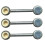 3X High Quality Car Angle Sensor Link 527381 for  407  C6 1