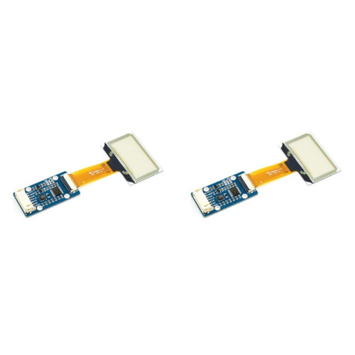 2 Set 1.51 Inch Transparent OLED  Display Module 128x64 SPI/I2C Interface