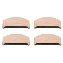 4X Peigne de Laine en Bois Pilling Fuzz Tissu Lint Remover Vêtements Brosse Outil pour de-Pilling Vêtements Vêtements Tricots Laine Soins