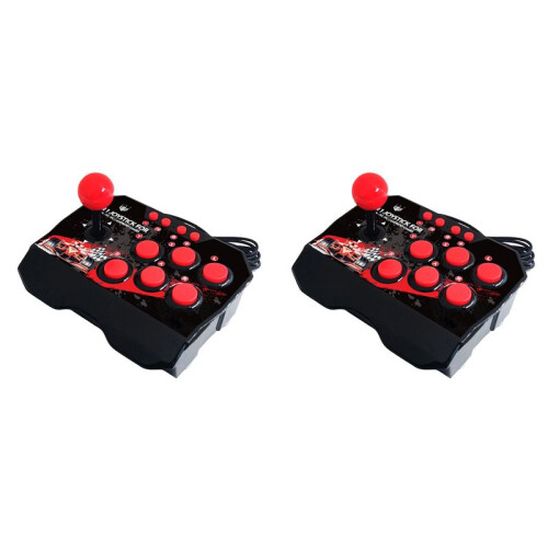 2X per  Joystick da Gioco 4 In 1 con Cavo USB Console per Giochi Rocker Arcade Station per   Android TV per PS3 PC