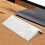 Clear Acrylic Keyboard Stand Adjustable Riser with Ergonomic Tilted Design for Desk Office Home 3