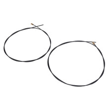 2 Pcs 36 Inch Rotary Latch Cables for Truck Caps, Fits Leer 100XLXRXQ