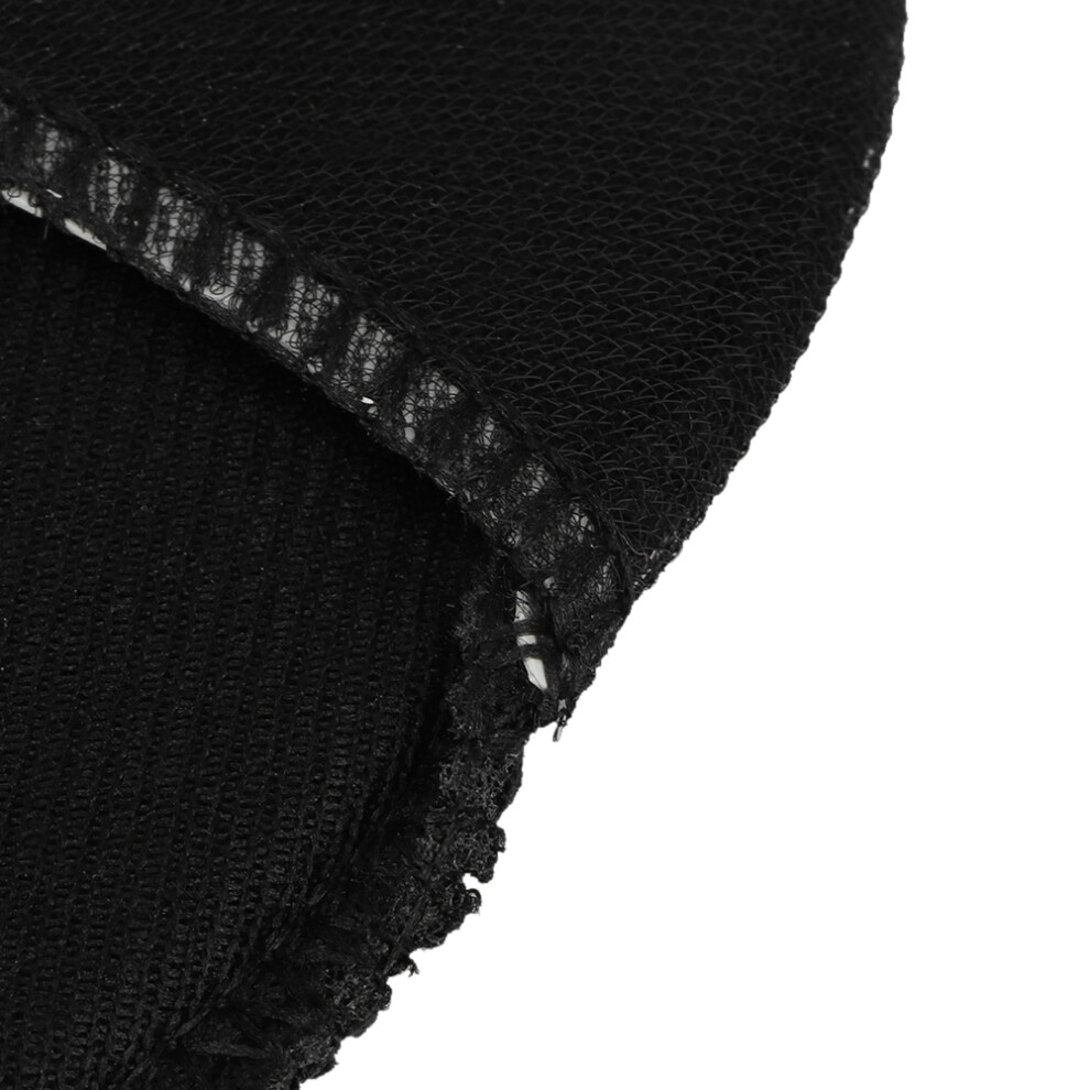 Black Comfortable Non-Slip High Heel Forefoot Cushion Pad 9.5X7.5cm