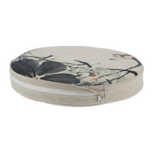 Removable Washable 40cm Linen Cushion for Gardening & Outdoor Use