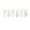 6Pcs Cloud Shape Knit Markers Locking Stitch Picks Plastic Gray & White 2