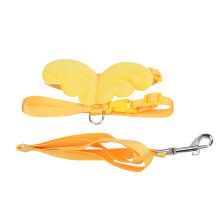 Correa de nailon resistente para perros medianos y grandes, fabricada con un tejido de nailon suave y resistente, con mosquetón giratorio de acero