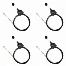4pcs 1m Hand Throttle Control for Excavator Harvester Tractor Ship Spreader Throttle Cable Assembly Self-Locking