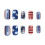 4th July Skull Nail Art for Beginners 3