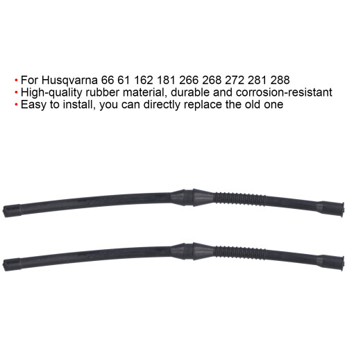 2Pcs Fuel Pipe for Husqvarna 268 Chainsaw 2