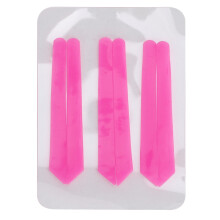 6 Packs Silicone Lash Lift Ribbon Kit, Reusable Curling Strips Rose Red