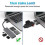USB 3.0 Multifunction Card Reader CFast//XD/SD/TF Card Reader 5 in 1 USB Card Reader 5Gbps for PC Laptop Accessories 4