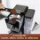 Stainless Steel Coffee Filter, Suitable for Coffee Filter Replacement, 4 Cone Permanent Coffee Filter 4Pcs 3