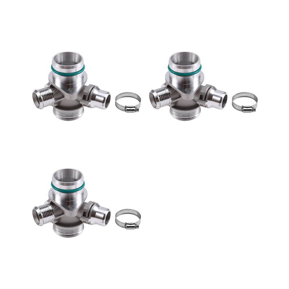 3X 11537639997 Car Upgrade Coolant Hose Aluminum Connector For F20 F30 F10 N20 4711989257632