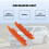 Front Left+Right Bumper Side  Light Lamp  Reflector for  Durango 2021-2023 68476819AA 68476818AA 5