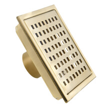 Stainless Steel Floor Drain Hair Catcher Drainer-gold 11cm