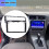 2pcs 8 Inch Glass Screen Frame for   7 2013-2021 Console Center GPS Navigation Panel Cover Trim Frame 4