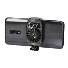 Rechargeable 9-Leaf Phone Cooler Fan for 4-6.7 Inch Smartphones Silver