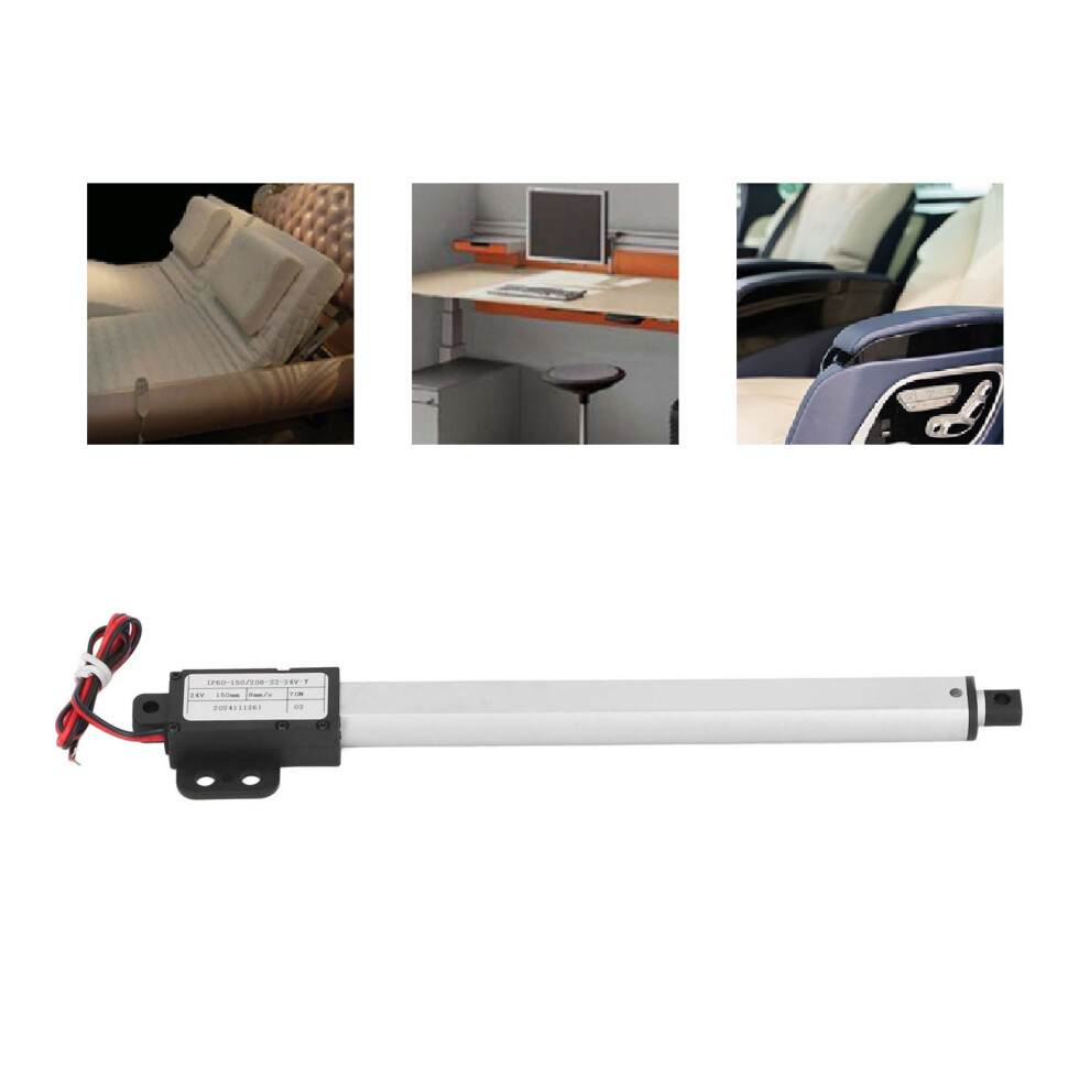 70N Thrust Electric Linear Actuator 150Mm Stroke, Dc24v, 8Mm/S 4251391157033