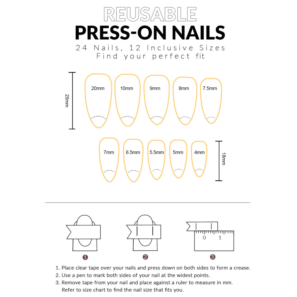 Dachuang Beauty Pink French Tip Press-On Nails - 50 Char