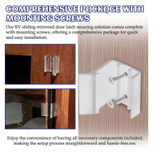 RV Sliding Mirrored Door H527 Universal Mirror Closet Door Sliding Mirror Door Replacement 4 Pack