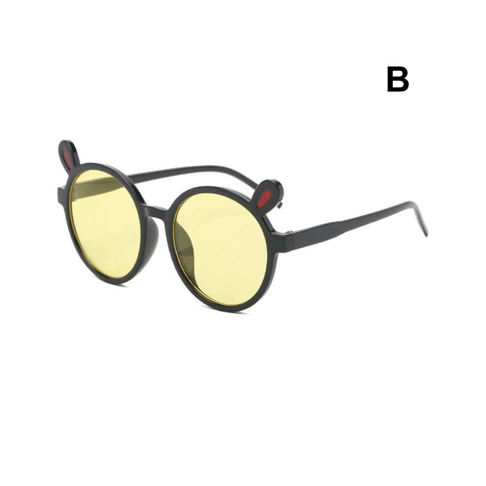 Roc-Electron (B) Kids Bear Ears Sunglasses Uv400 Protection