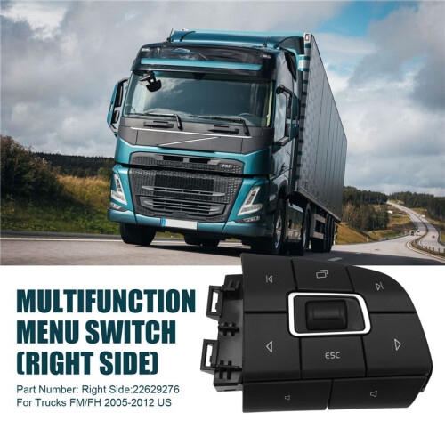 Trucks MultiFunction Control Menu  22629276 Right for  Trucks FM/FH 2005-2012 US 1