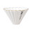 (White With Saucer) Ceramic V60 Coffee Dripper Set w/ Pot 1