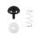 2X Coffee Machine Brew Basket Bottom Spring Loaded Stopper Kits Coffee Maker Brew Basket for  DCC-1200 3