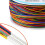 3X Tin Plated Copper Wire,8-Wire Colored Insulation Test Cable P/N B-30-1000 250M 30AWG Tinned Copper Solid Cable 7