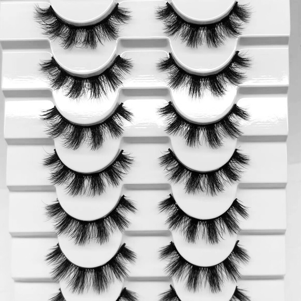 Roc-Electron (37) 8D Curly False Eyelashes For Daily & Stage Makeup