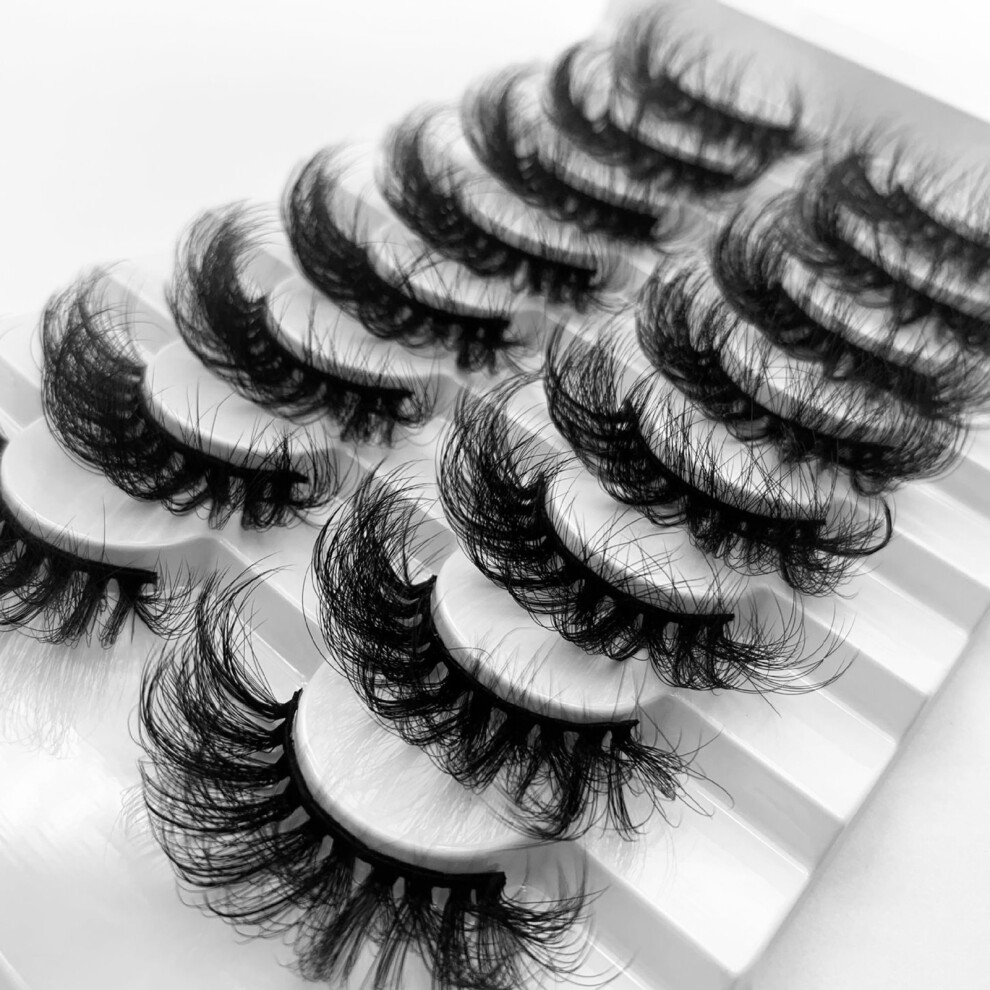Roc-Electron (11) 8D Curly False Eyelashes For Daily & Stage Makeup