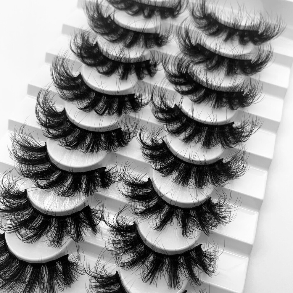 Roc-Electron (12) 8D Curly False Eyelashes For Daily & Stage Makeup