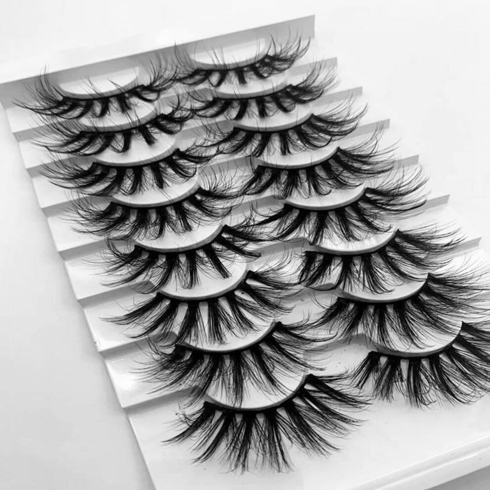 Roc-Electron (24) 8D Curly False Eyelashes For Daily & Stage Makeup