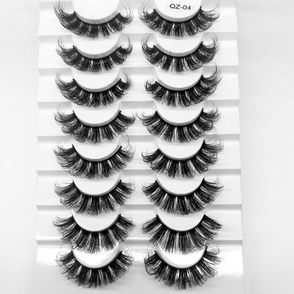 Roc-Electron (4) 8D Curly False Eyelashes For Daily & Stage Makeup