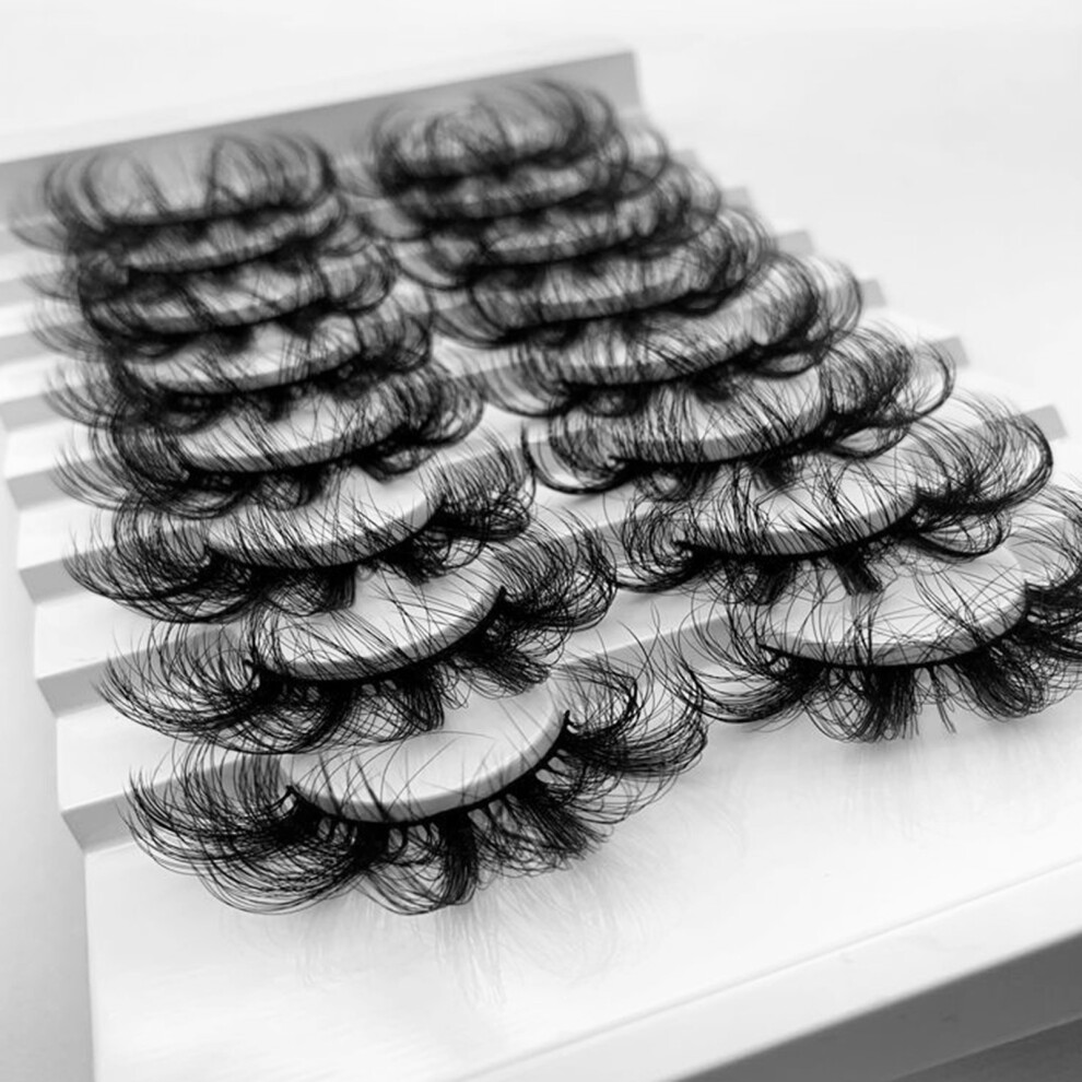 Roc-Electron (26) 8D Curly False Eyelashes For Daily & Stage Makeup