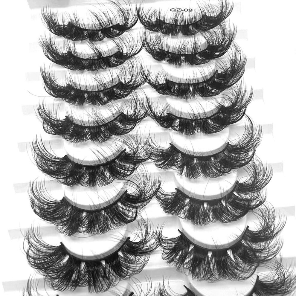 Roc-Electron (9) 8D Curly False Eyelashes For Daily & Stage Makeup