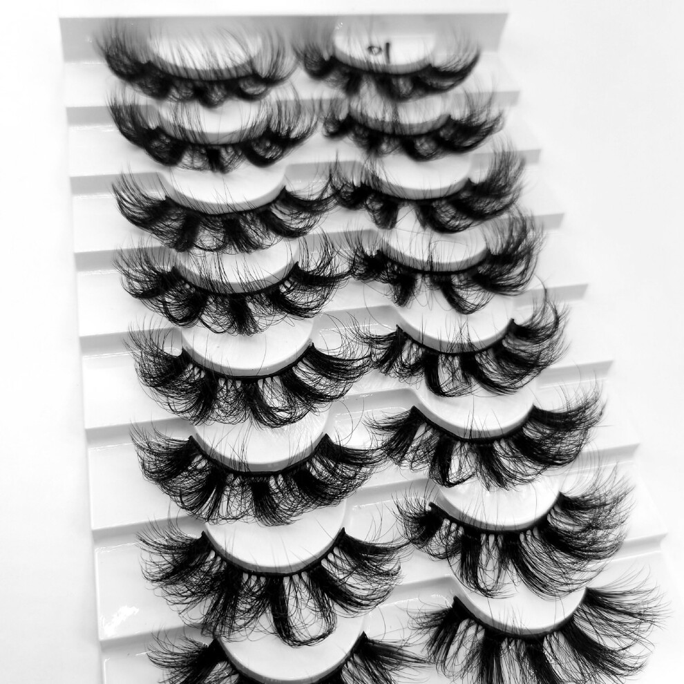 Roc-Electron (1) 8D Curly False Eyelashes For Daily & Stage Makeup