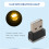 3X  Portable  Usb Led Car Light Car Interior Usb Atmosphere Light Plug and  Decorative Light Yellow 3