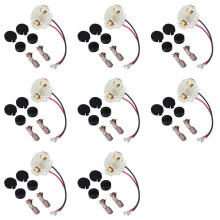 16x Carbon Brush+Caps+Cap Covers+Brush Holder Set for 638921-2 638448-2 CB430 BGA450 BGA452 BJS160 BJS161