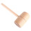Lightweight Beech Wood Mallet for Woodworking DIY Projects, Round Head 1