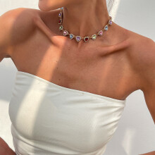 (Gold) Sparkle Adjustable Necklace Gift for Her