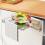 Stainless Steel Foldable Countertop Storage Rack for Kitchen, Space-Saving Design Extends Countertop Utility 5