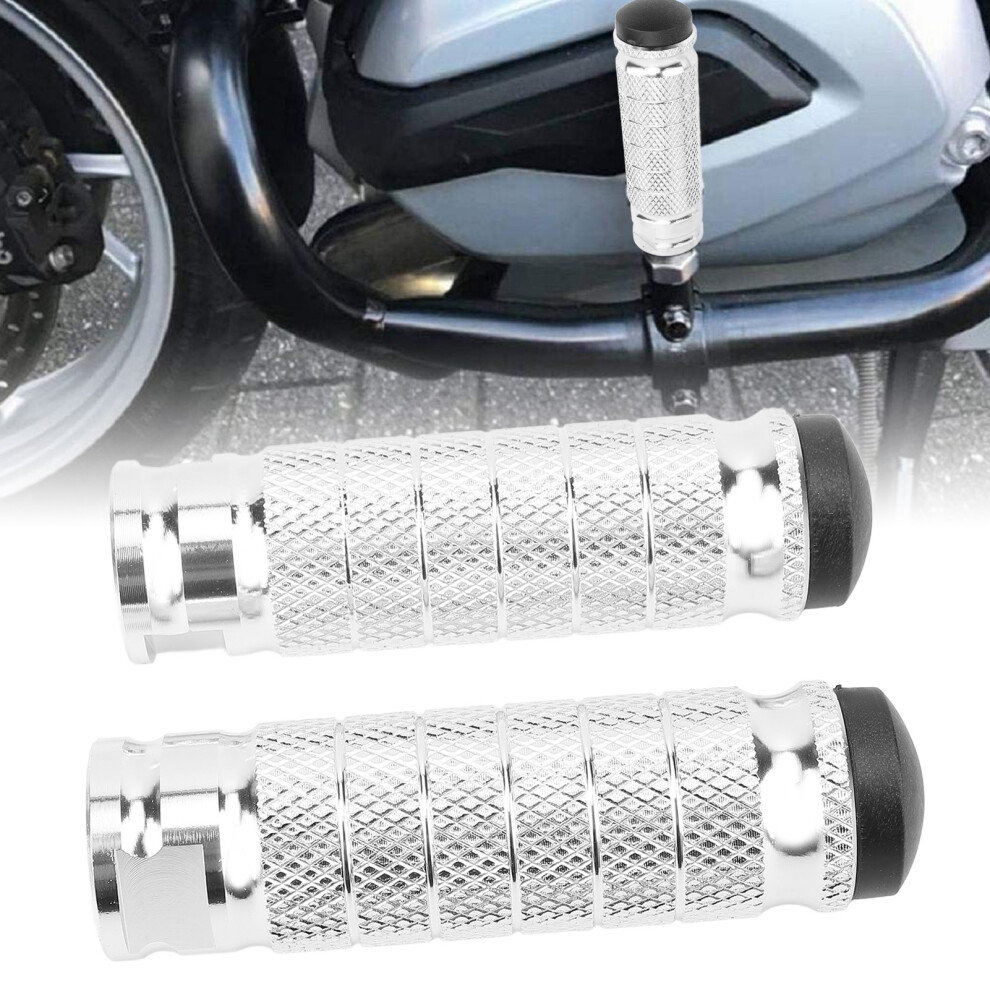 M8 Aluminum Motorcycle Foot Pegs Anti Skid Rearsets For Bikes Atv Quads 9371391160484