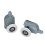 Single Wheel Shower Door Pulleys and Rollers Replacement for Seamless Sliding 5