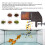 AF012 Automatic Fish Tank Feeder, 15cm Plastic Timer Dispenser 8
