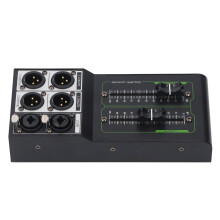 Passive Stereo Lautstärkeregler aus Metall 19x9x4cm Kein Strom erforderlich