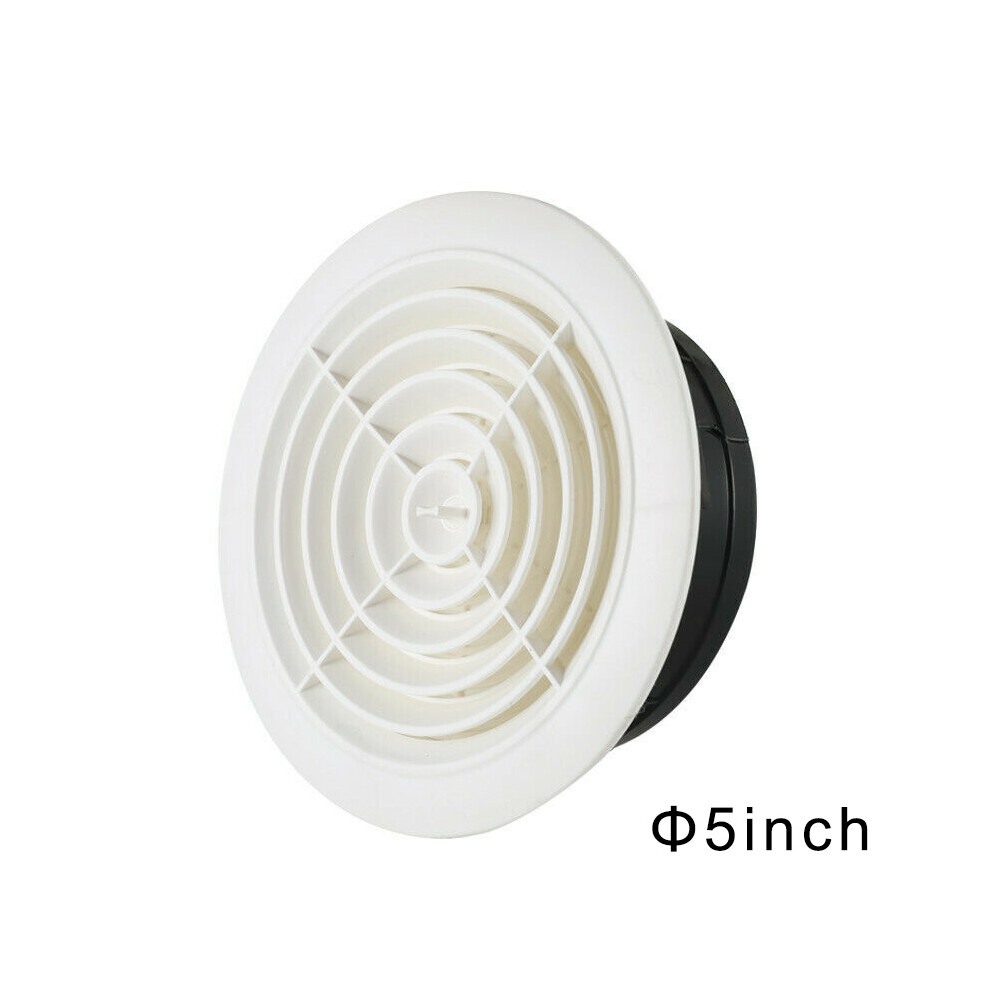 (5 Inch) Abs Adjustable Air Vent Grille For Ventilation 6001832686756