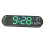 Digital Wall Clock with Remote, 8 Color Lights, 35x10x3cm 1