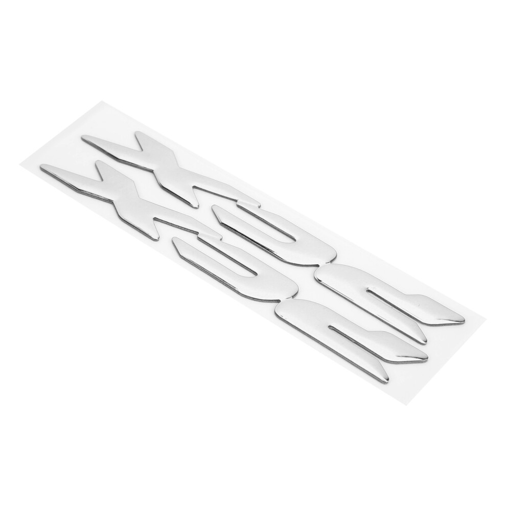 3D Flexible Plastic Motorcycle Side Logo Decal For Honda Pcx 125 150 (2017Â2019) Silver 8191391163596